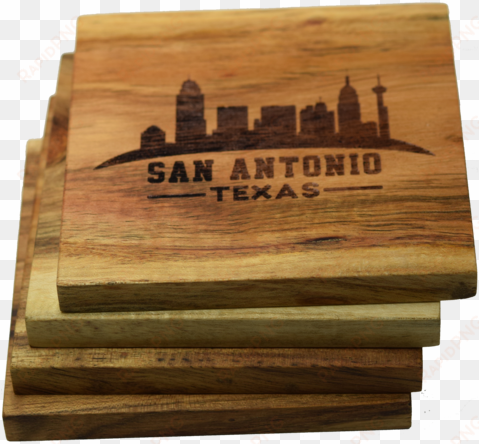 san antonio texas skyline coasters - prestige decanters san antonio texas skyline coasters