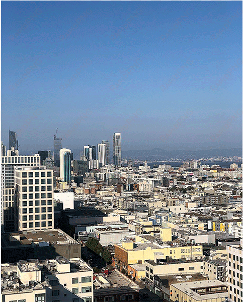 san francisco cityscape from high atop nema via @thestylishfreelancer - urban area