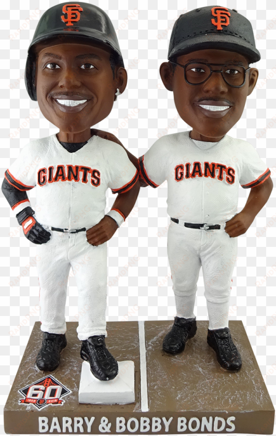 San Francisco Giants On Twitter - Barry And Bobby Bonds Bobblehead transparent png image