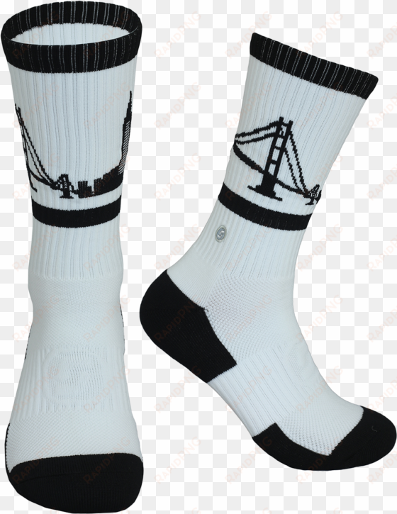 san fransisco skyline - sock