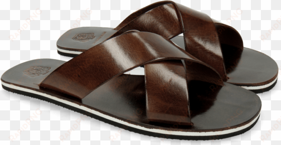 sandals sam 5 mid brown - melvin & hamilton sandals, men's, size: 6, brown