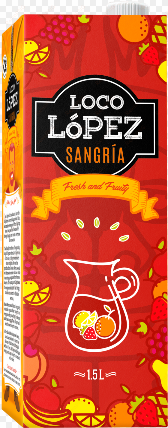 sangria 1 - 5l bottle - loco lopez sangria