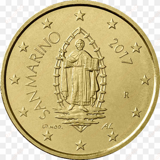 sanmarino2017-50cent - gold coin vittorio emanuele 50 l