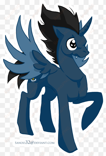 sanoo32, blue, dragon ball z, ponified, pony, safe, - my little pony vegeta