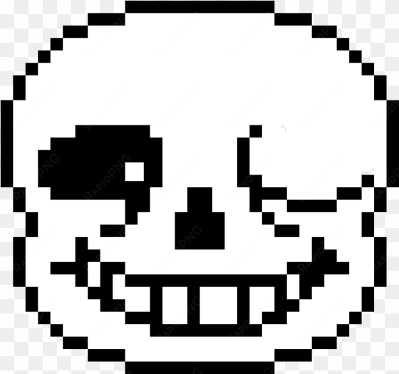 sans head png - sans pixel art