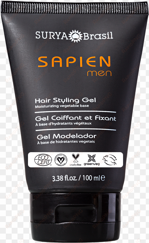 sapien men hair styling gel - water based anal lube