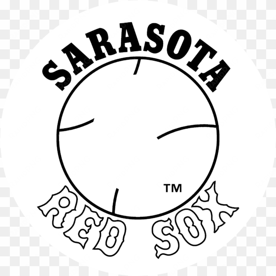 sarasota red sox logo black and white - boston red sox