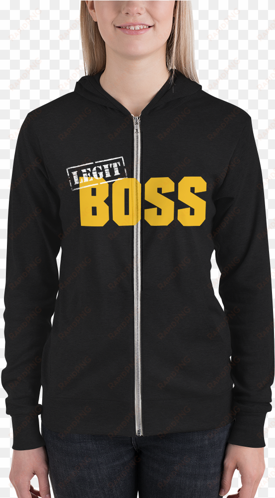 sasha banks "legit boss" lightweight unisex hoodie - wwe bi-fold wallet - sasha banks legit boss + shades/autograph