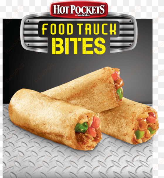 satisfy your hunger for more with four adventurous - hot pockets food truck bites, fiery jalapeno lime chicken