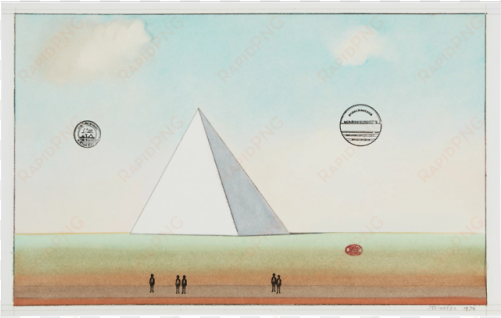 “saul steinberg untitled, 1974 watercolor, ink, rubber - sea