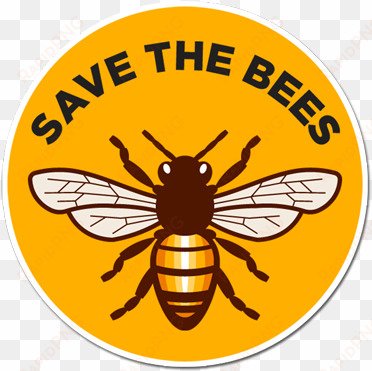 Save The Bees Sticker Pack Messages Sticker-0 - Bee Illustration transparent png image