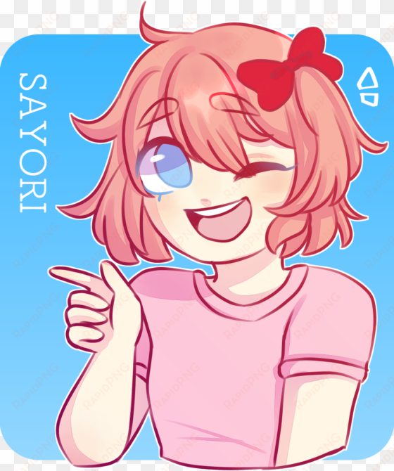 sayori ddlc sayori ddlc doki doki literature club doki - cartoon