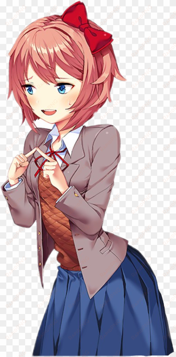 sayori transparent jpg transparent library - doki doki literature club sayori gif