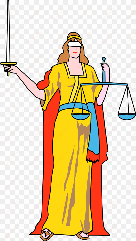 scale clipart lady justice - symbol of justice clipart