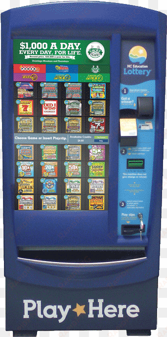 scan tickets at your local store - vending machine