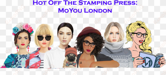 scandi collection - moyou-london nail art image stamping plate hipster