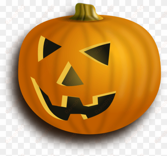 scary pumpkin clip art - transparent background halloween clip art