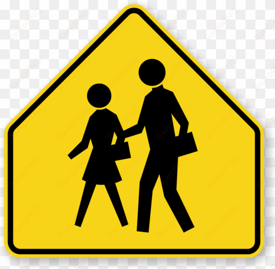 school zone road sign