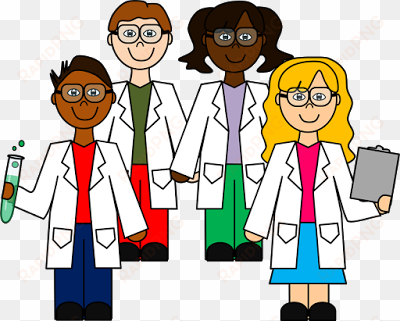 science clipart png clip art - group of scientists clipart