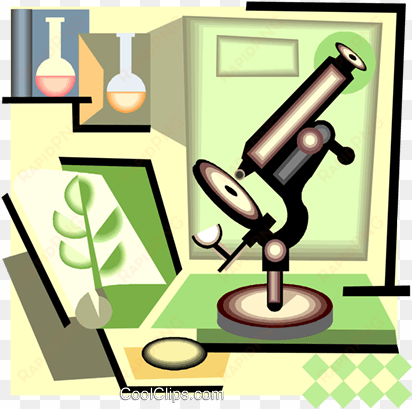 science laboratory with microscope royalty free vector - practical guide to research methods: a user-friendly
