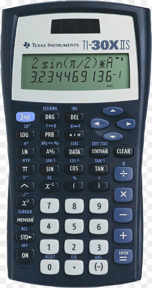 scientific calculator png photos - texas instruments ti 30x iis