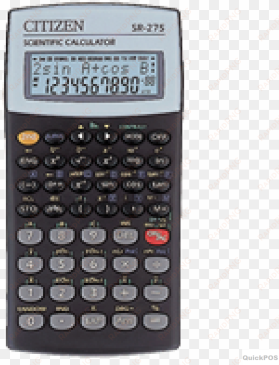 scientific calculator transparent background png - citizen sr-275 scientific calculator