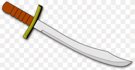 scimitar syndrome knife sword weapon - clip art