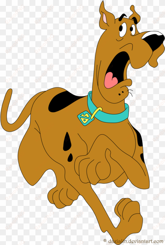 scooby doo gets scared - scooby doo scared running