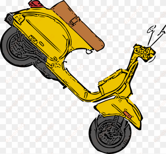 scooter clipart yellow - scooter yellow png