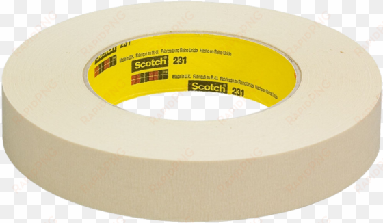 scotch 231-24mmx55m paint masking tape - scotch 231/231a masking tape,natural,72mm x 55m