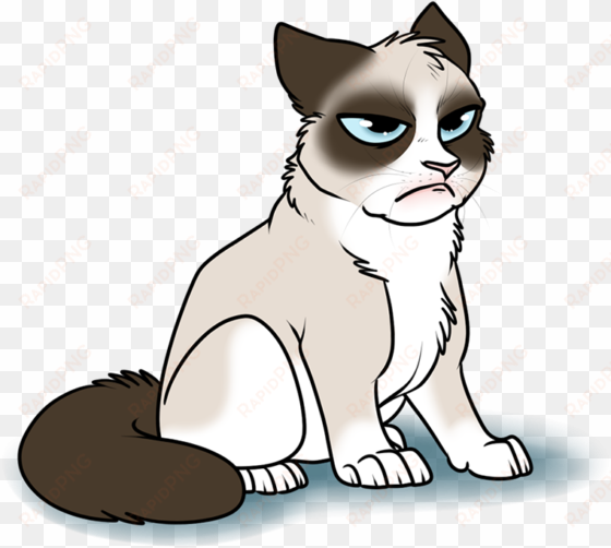 scottish fold cat dog like mammal dog facial expression - grumpy cat fan art