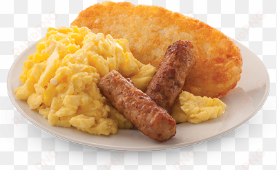 scrambled eggs and sausage entree - scrambled eggs and sausage png