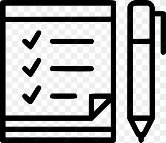 scrapbook notes todo list tasks - do list icon png