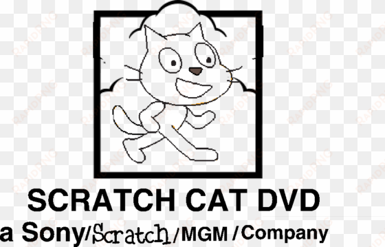 scratch cat dvd logo - portable network graphics