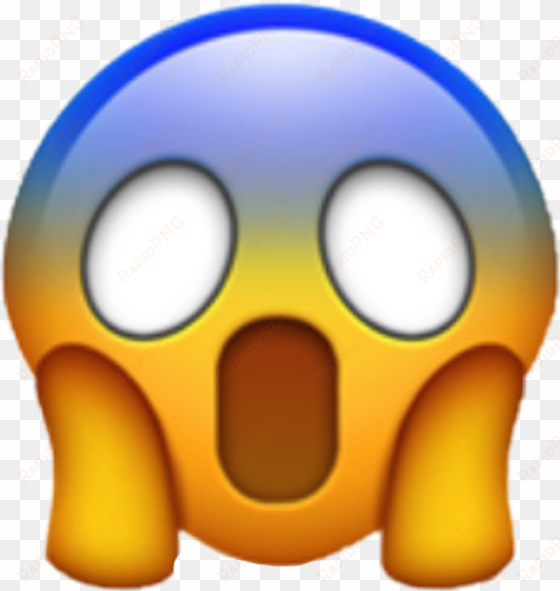 scream emoji png - emotion