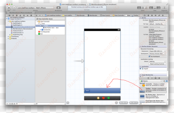 screen shot 2013 08 29 at - toolbar ios