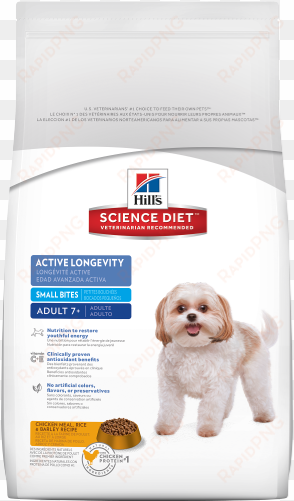 sd adult 7 plus active longevity small bites - hills active longevity small bites