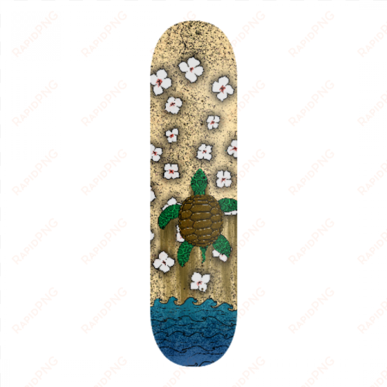 sea shells the turtle - skateboard deck