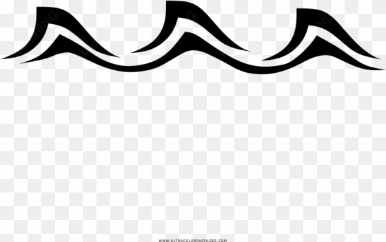 sea waves coloring page - wind wave