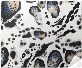 seamless leopard painted print - animal skin pattern hd