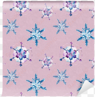 seamless pattern with snowflakes - snowflake