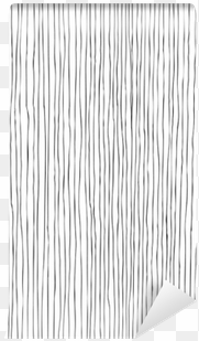 seamless vertical lines hand-drawn pattern vinyl wall - mural