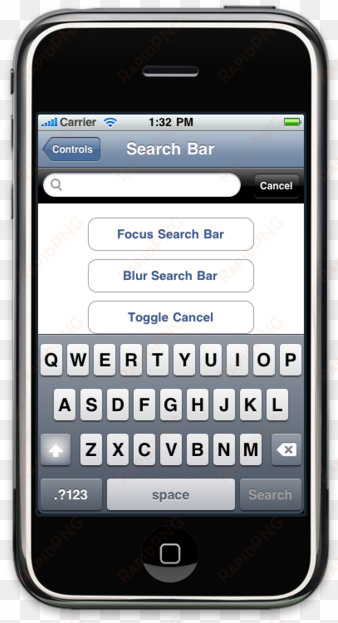 searchbar - status of what app