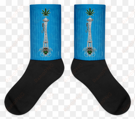 seattle space needle - sock