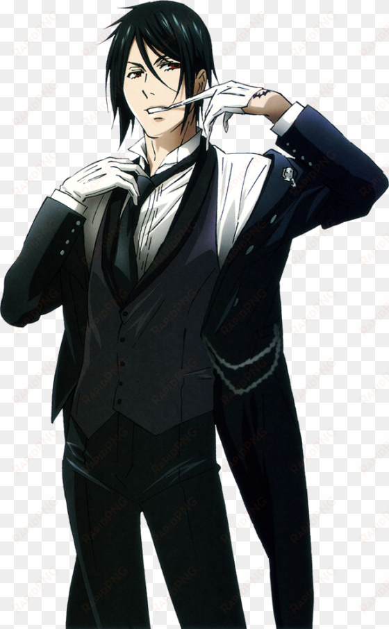 sebastian michaelis 2 - sebastian black butler png