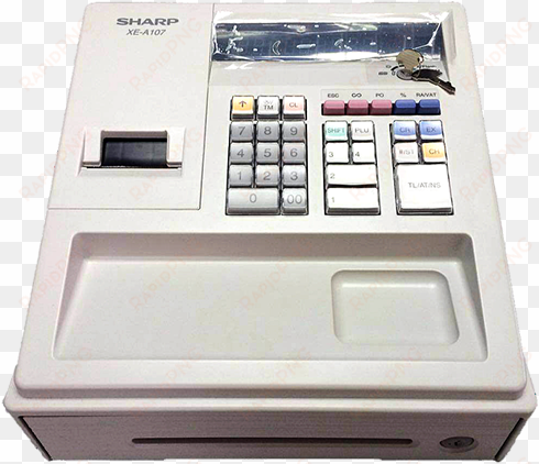 second hand sharp xe-a107 heavy duty cash register - cash register sharp xe a107 second hand