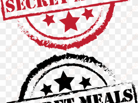 secret meals stamp - postage stamp