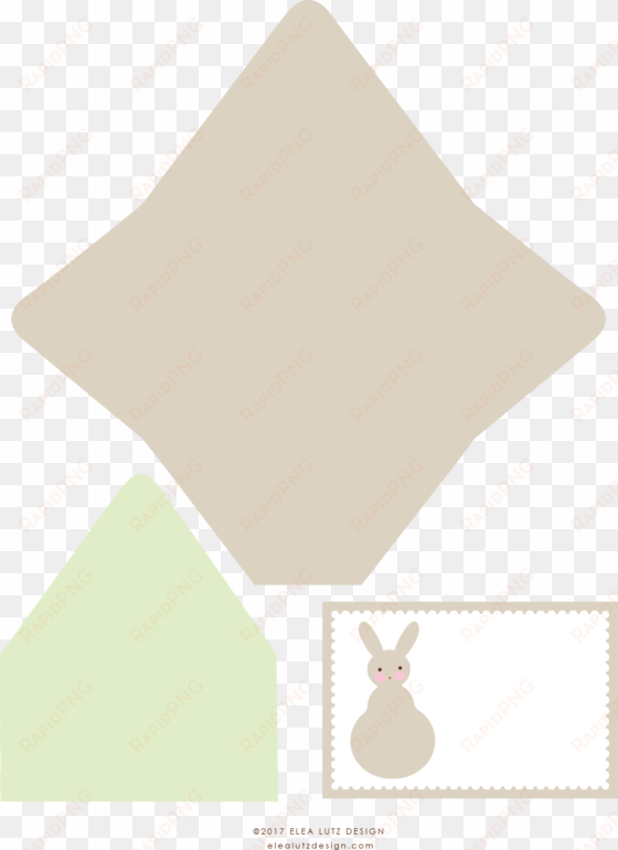 see below for instructions on how to print and cut - domestic rabbit