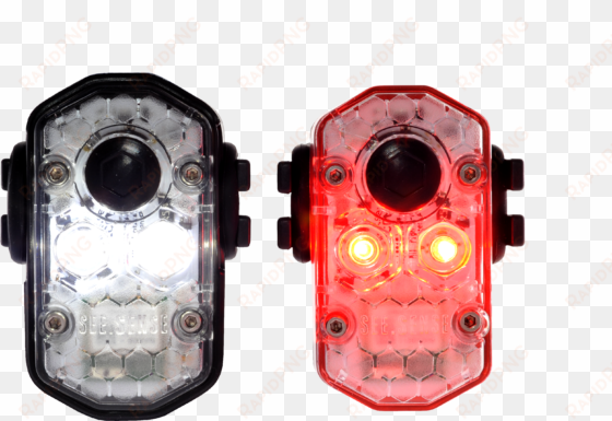 see sense icon smart bike light - see.sense icon front & rear light set