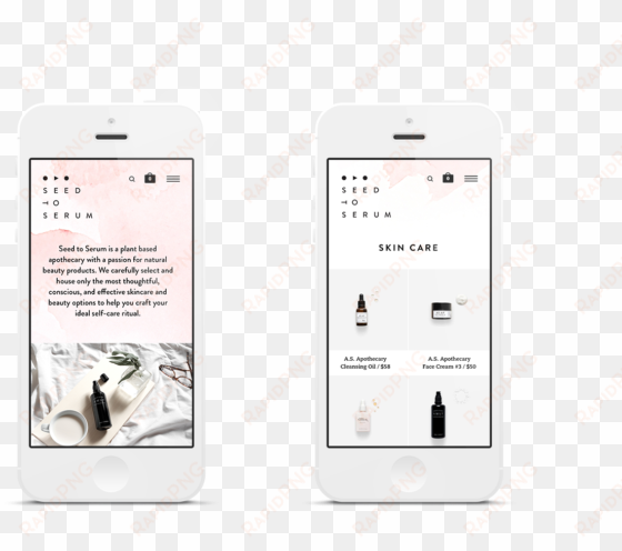 seed to serum website design by knoed creative - serum